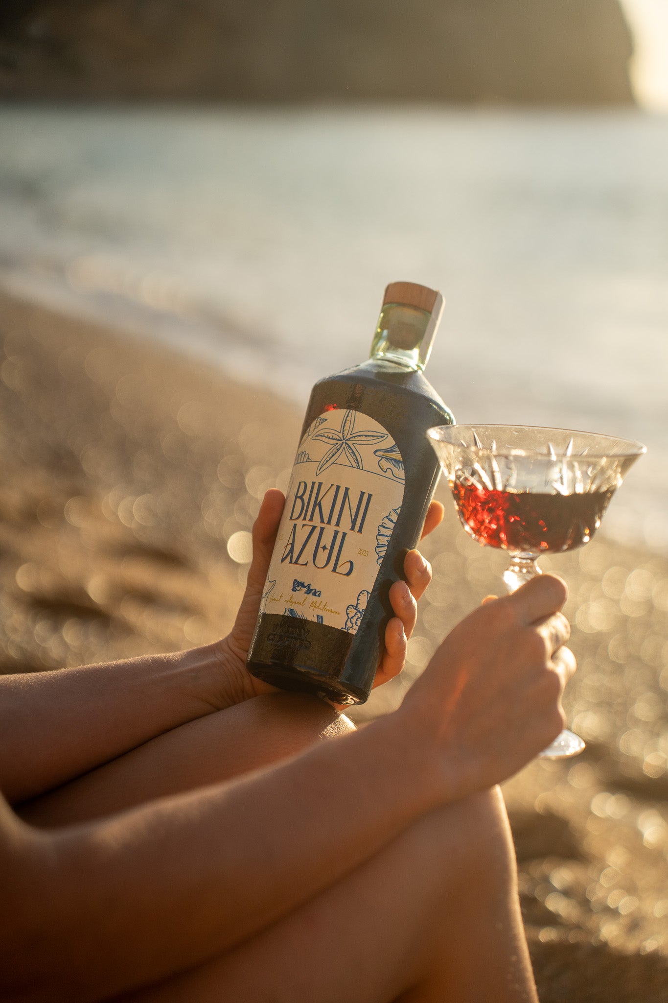 Bikini azul Vermut 1 botella