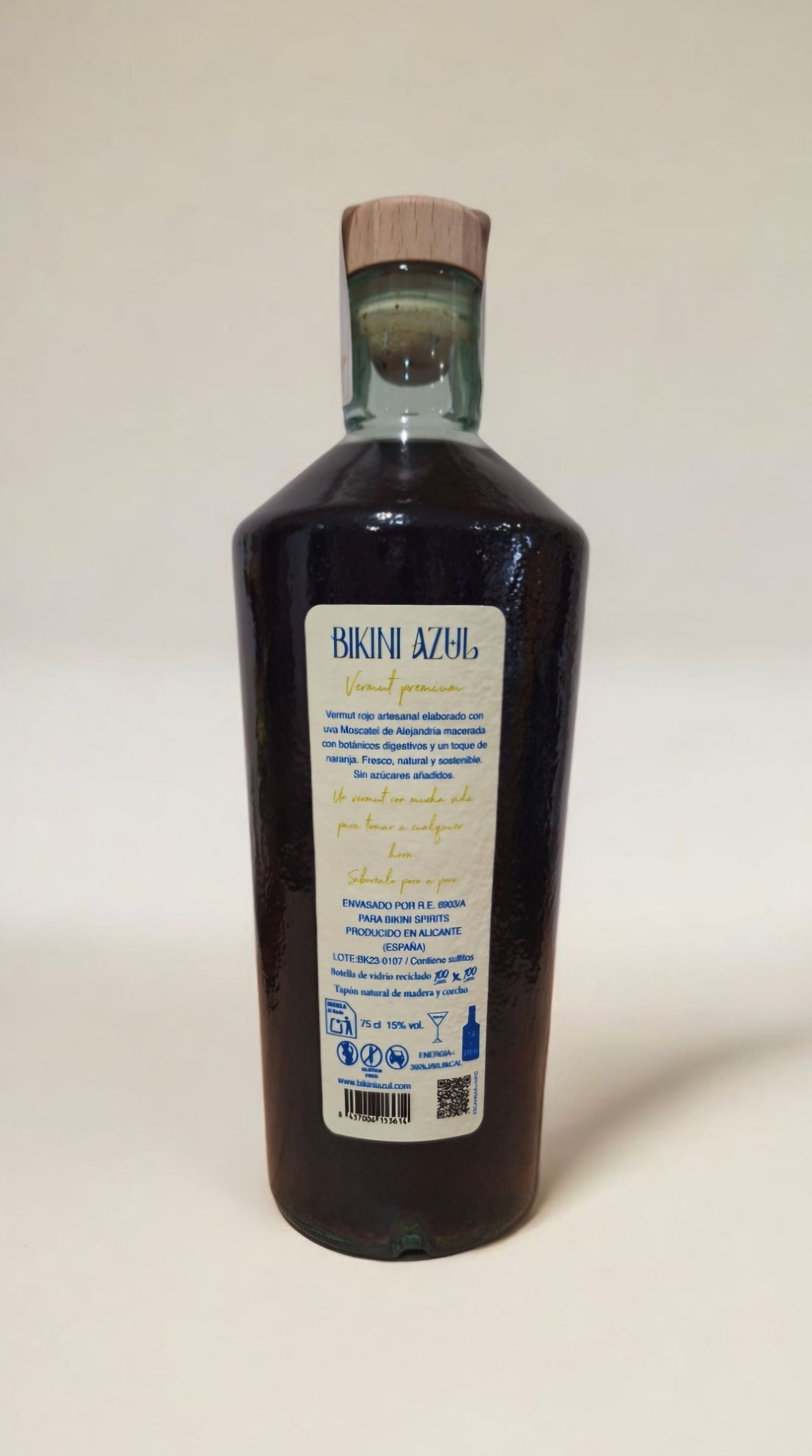 Bikini azul Vermut 1 botella